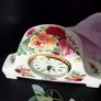 Desk or Mantle Clock Cottage Roses Image 5