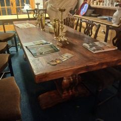 old pine kitchen table