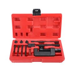 FreeTec 13-Piece Motorcycle Chain Separator Tool Rivet Tool for Motorcycle Chains Also Timing Chains