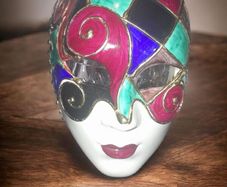 Handmade Venetian mask 25cm