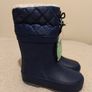Navy Fur Lined Wellies, New With Tags Image 3