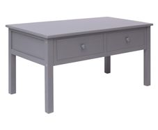 Coffee Table Grey 100x50x45 cm Wood
