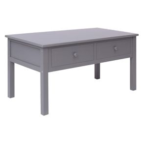 Coffee Table Grey 100x50x45 cm Wood