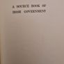 A Source Book Of Irish Government. By Basil Chubb. Published By Institute Of Public Administration. 1964. Hardback In Good Condition. 32. Image 8