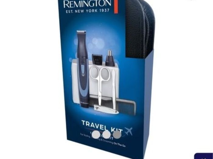 x2 Bundle - Brand New Remington Travel Kit - 13 Piece Set - RRP - 29.99 & Now Added - Wahl Power Plus Corded Hair Clipper x14 Piece Set