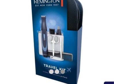 x2 Bundle - Brand New Remington Travel Kit - 13 Piece Set - RRP - 29.99 & Now Added - Wahl Power Plus Corded Hair Clipper x14 Piece Set