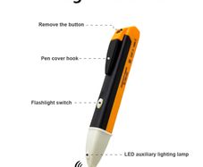 Electric indicator 90-1000V Socket Wall AC Power Outlet Voltage Detector Sensor Tester Pen LED light
