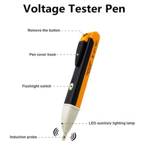 Electric indicator 90-1000V Socket Wall AC Power Outlet Voltage Detector Sensor Tester Pen LED light