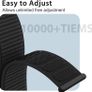 Higgs Nylon Loop Sport Strap Compatible with Apple Watch Straps for Women Men 44mm 40mm 38mm 41mm 42mm 45mm 46mm 49mm, iWatch Wrist Band for Series 11 10 9 8 7 6 5 4 SE Ultra 3 2 1, Breathable & Soft Image 3