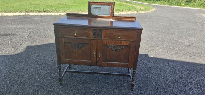Antique oak sideboard