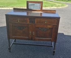 Antique oak sideboard