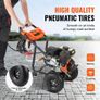 Gas Pressure Washer, 3500 PSI 10L/min, 2.6 GPM Gas Powered Pressure Washer with Aluminum Pump, Spray Gun and Extension Wand, 5 Nozzle Set, for Cars, Fences, Homes, Driveways, Patios, Furniture Image 7