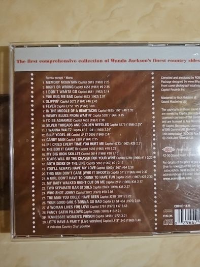 Wanda Jackson CD - Very Best Of The Country Years
