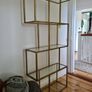 Avoca Gold Metal and Glass Display Shelf Image 10