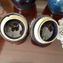 Vintage BHS Brecon Blue Storage Jars Lidded Stoneware Pots Pair Image 6