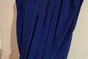 Warehouse Navy Midi Dress
