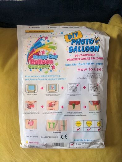 Diy Photo Balloon Kit