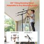 3353mm Drywall Lift, Heavy-Duty 68 kg Sheetrock Hoist with Adjustable Telescoping Arm, Lockable Wheels, Drywall Lifter Panel Jack Hoist Image 4
