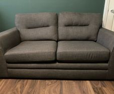 Large 3 Seater Dark Grey Sofa