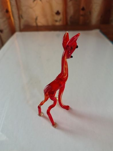 Vintage glass deer
