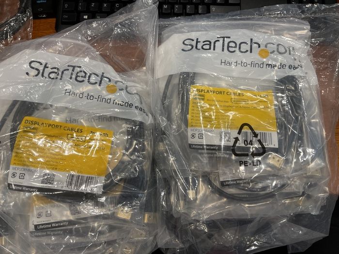 Pack of 10-Startech 2m (6ft) Mini DisplayPort to DisplayPort 1.2 Cable