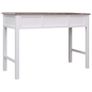 Writing Desk Brown 110x45x76 cm Wood Image 4