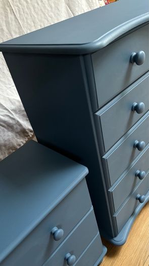 Upcycled chest of drawers and 2 lockers