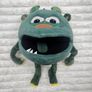 The Puppet Company Baby Monsters Green Monster Hand Puppet approx 20 cm. (without legs) The color is a bit different from the pictures Used Please see photos Image 3