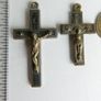 Vintage Religious Jewelry lot, holy Medal, Crucifixes Image 5