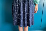 Esprit navy &amp; white skirt. Size S