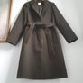 Warehouse Khaki Green Coat Size Uk 10 Image 2