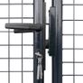 Mesh Garden Gate Galvanised Steel 400x175 cm Grey Image 3