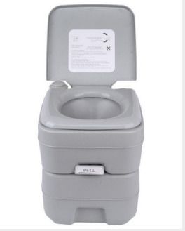 20L Portable Flush Outdoor Toilet for Camping Caravan Mobile