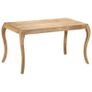 Dining Table 135x75x76 cm Solid Mango Wood Image 10