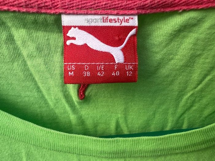 Puma - green T-Shirt, UK12/ EU38