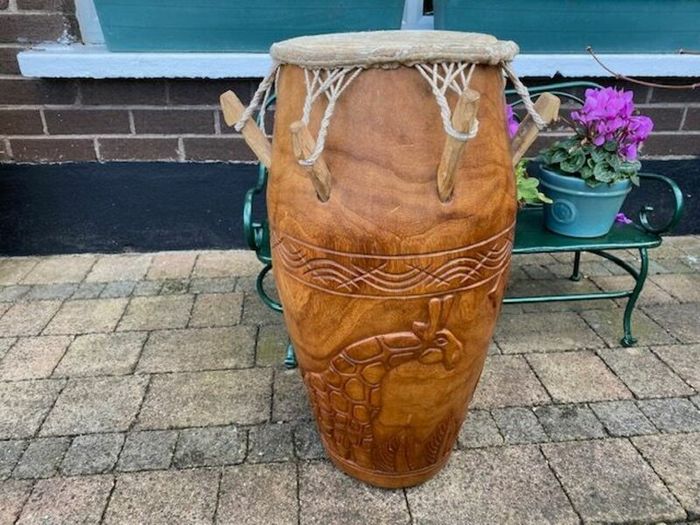African Drum Kpanlogo With Case New For Sale in Dublin 2, Dublin from ...