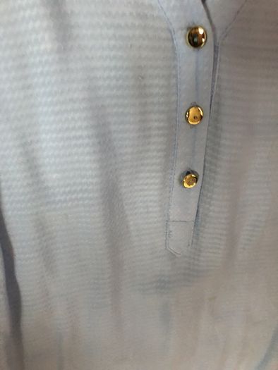 Powder Blue Long Sleeve Blouse
