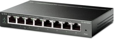 TP-Link TL-SG108PE 8-Port Gigabit Web Managed Easy Smart Ethernet PoE Switch (4 PoE Ports, 55 Watt Budget)