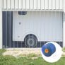 Strip Curtain PVC Door Curtain 2499.4 cm x 30.5 cm Roll Cooler Freezer Clear Plastic Image 2