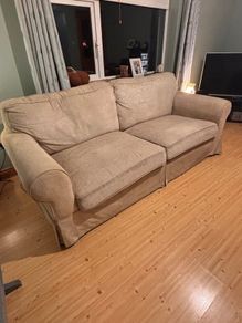 Cream three piece suite