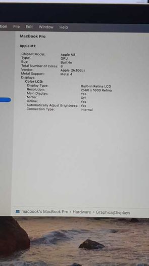 MacBook Pro 13" 2020 | Apple M1 | 8GB RAM | 500GB Storage | Retina Display