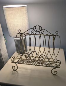 Vintage Style Country Cream Kitchen Recipe Cookbook Stand, Recipe Book Holder.