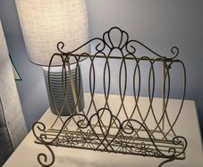 Vintage Style Country Cream Kitchen Recipe Cookbook Stand, Recipe Book Holder.