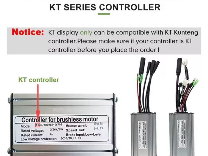Original Ebike Display KT LCD3 LCD3U Display 24V36V48V72V with USB Intelligent Meter for Electric Bicycle Hub Motor Conversion Kit ( BRAND NEW )