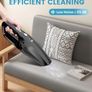 Vacuum Cleaner, Car Vacuum Cleaner Powerful with Rechargeable Battery, Portable Hand Held Vacuum Cordless with Washable HEPA Filter, Mini Vacuum Kit for Men and Women Image 5