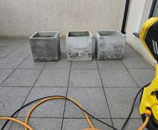 Concrete planters