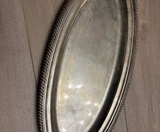 Large Tiffany silver-plated tray