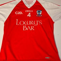 (Tight Fit) Clifden GAA (Galway) No.4 O'Neills Gaelic Football Jersey (Adult Small) FREE POST