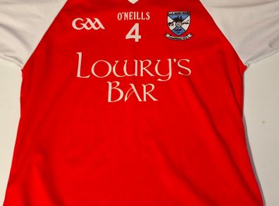 (Tight Fit) Clifden GAA (Galway) No.4 O'Neills Gaelic Football Jersey (Adult Small) FREE POST