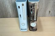 2 x Xbox 360 Consoles White - Faulty - Red Ring - Spares